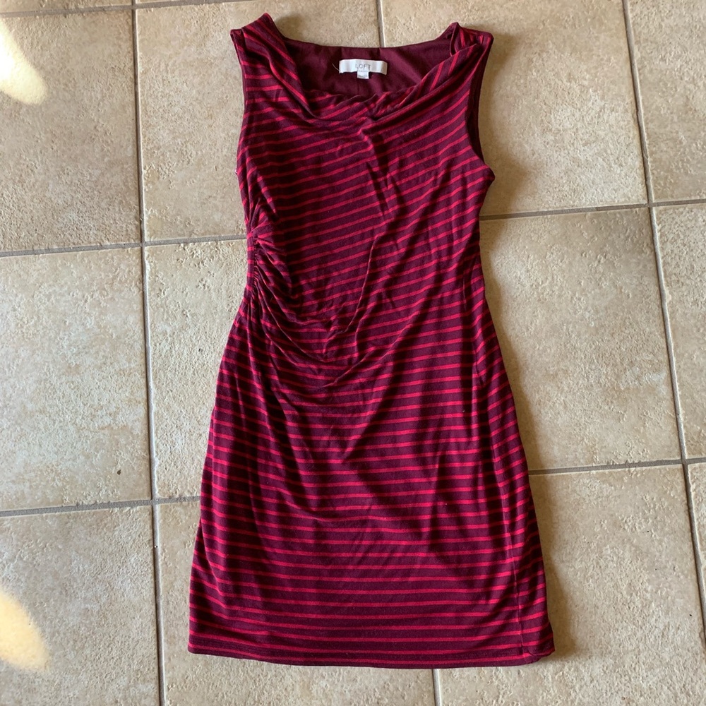 Loft Red/Maroon Dress